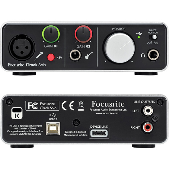 focusrite-itrack-solo focusrite-itrack-solo