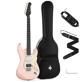 donner-dst-200-pink-electric-guitar-kit